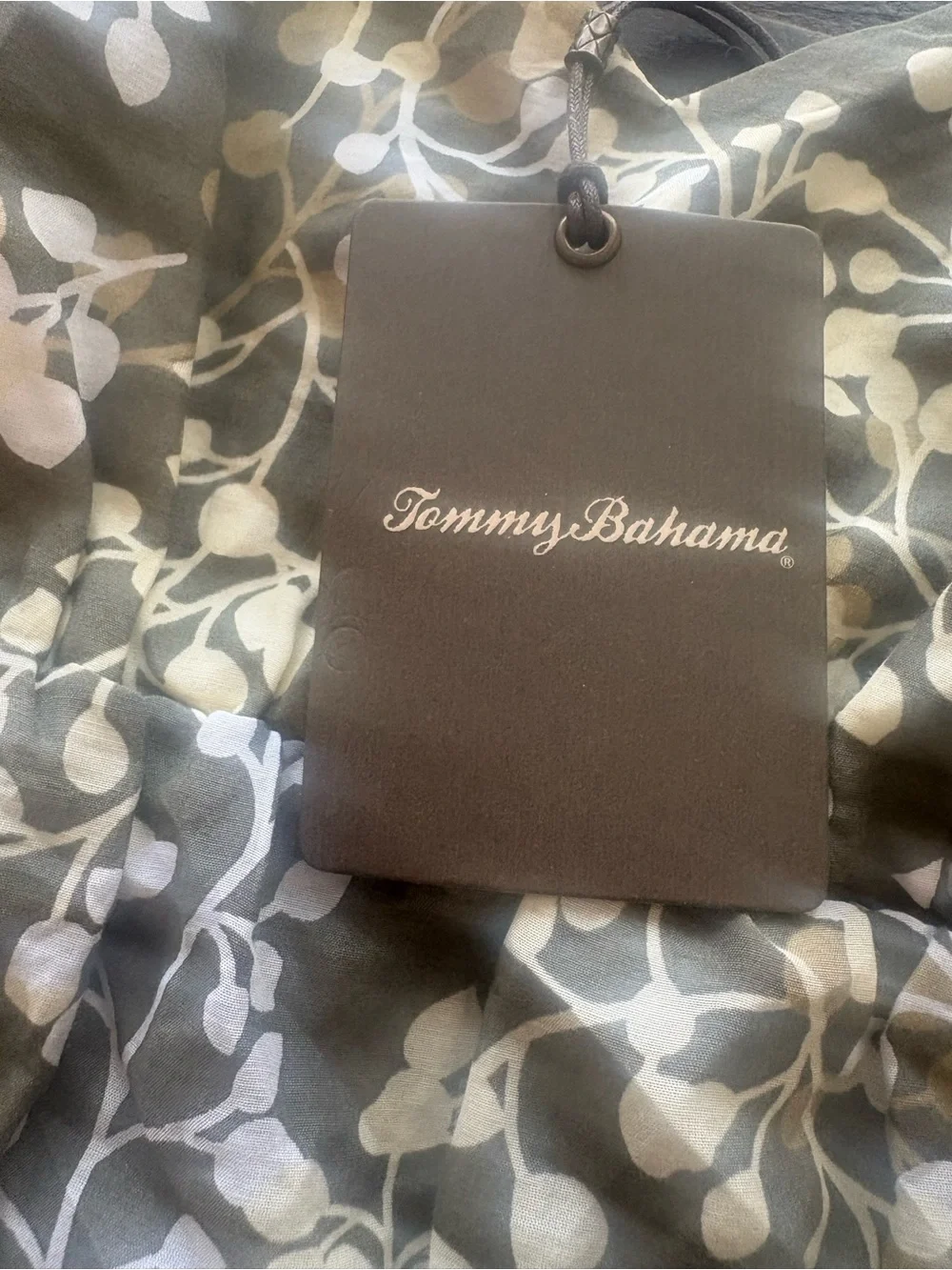 Tommy Bahama Women’s Silk Cotton Floral Smocked Tank Top Size S Resort Cami - Picture 4 of 11